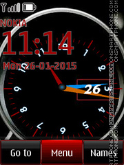 Big Clock Face tema screenshot