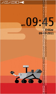 Spaceship 240x400 theme screenshot