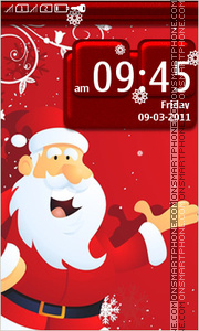 Santa Claus 09 tema screenshot