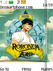 Roronoa Zoro tema screenshot