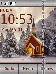 Snowy House tema screenshot