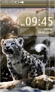 Snow Leopard 04 es el tema de pantalla