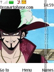 Dracule Mihawk theme screenshot