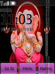 Lord Ganesha 01 tema screenshot