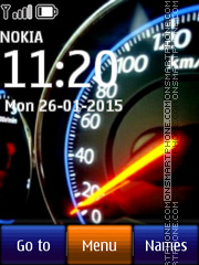 Speedo 01 tema screenshot