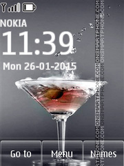 Martini with Olives theme screenshot