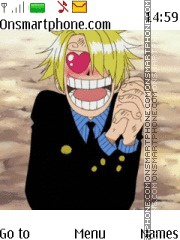 Capture d'écran Sanji Love thème