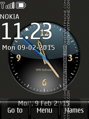 Big Analog Clock tema screenshot