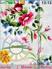 Colors Flowers tema screenshot