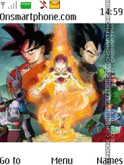 Скриншот темы Dragon Ball Z Fukkatsu no F