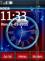 Analog Clock 06 tema screenshot