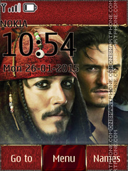 Pirates of the Caribbean 10 tema screenshot