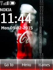 Coca Cola from Fridge es el tema de pantalla