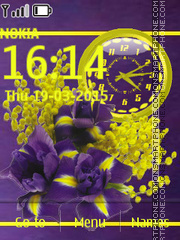 Flowers tema screenshot