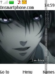 Capture d'écran Death Note Kira thème