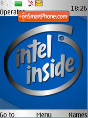 Скриншот темы Intel Inside