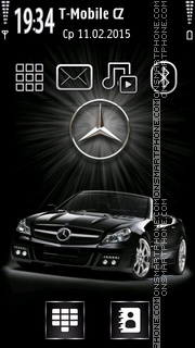 Скриншот темы Mercedes Cabrio 01