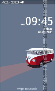 Volkswagen Bus theme screenshot