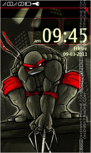 Mutant Ninja Turtles tema screenshot