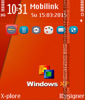 Скриншот темы Window window