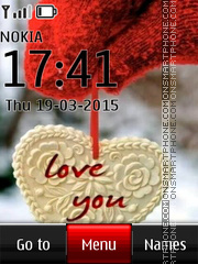 Love You Sign tema screenshot