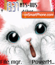 Cat Animated tema screenshot