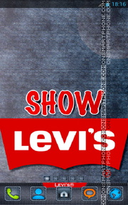 Levis Jeans 01 theme screenshot