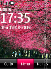 Pink spring bloom es el tema de pantalla