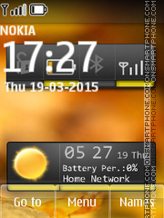 Android Widget theme screenshot