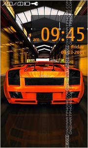 Lamborghini 24 tema screenshot