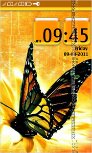 Capture d'écran Black Butterfly 01 thème