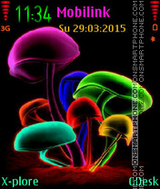 Mc Mushrooms2 tema screenshot