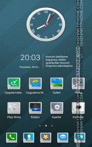 Abstract v2 tema screenshot