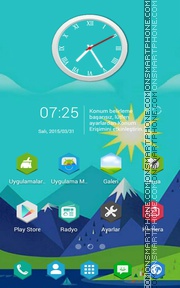 Landscape v1 tema screenshot