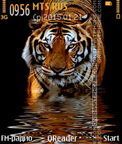 Capture d'écran The-Tiger thème
