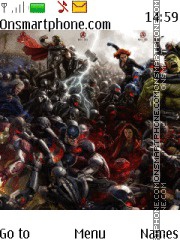 Скриншот темы Avenger Age of Ultron