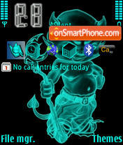 Neon 6282 tema screenshot