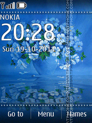 Bue Bouquet Theme-Screenshot