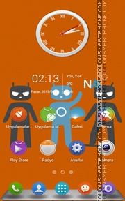 Скриншот темы Cyanogen