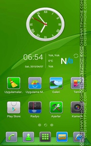 Green Experience tema screenshot