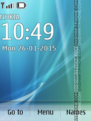 Vista Azure OS tema screenshot