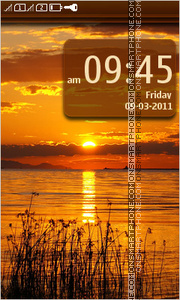 Sunset 30 tema screenshot