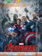 Скриншот темы Avenger Age of Ultron