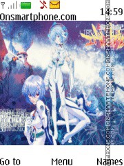 Rei Ayanami Evangelion es el tema de pantalla