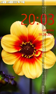 Yellow Flower tema screenshot