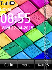 Colored Chalks theme screenshot