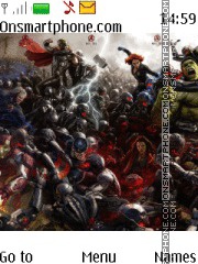 Скриншот темы Avenger Age of Ultron