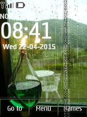 Rain Animated 01 tema screenshot
