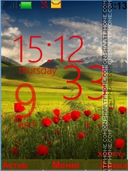 Poppies tema screenshot