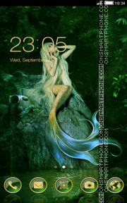 Capture d'écran Mermaid thème